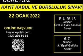 KAYIT KABUL VE BURSLULUK SINAVI