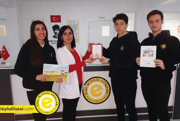 LÖSEV'den Teşekkür Belgesi Alan Öğrencilerimiz Defne Altındağ, Emirhan Mutlu, Özer Güvenir ve Öğretmenimiz Gurbet Yılmazcan