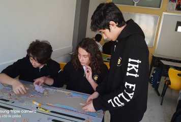 COĞRAFYA DERSİ TÜRKİYE HARİTASI PUZZLE ÇALIŞMAMIZ