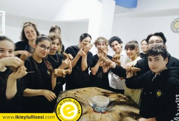 "Görsel Sanatlar Dersi"ndeki Üç Boyutlu Seramik Çalışmalarımız