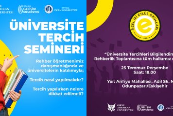 ÜNİVERSİTE TERCİH SEMİNERİ