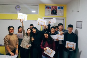 KARNELERİMİZİ DAĞITTIK. TATİLE MERHABA DEDİK :)